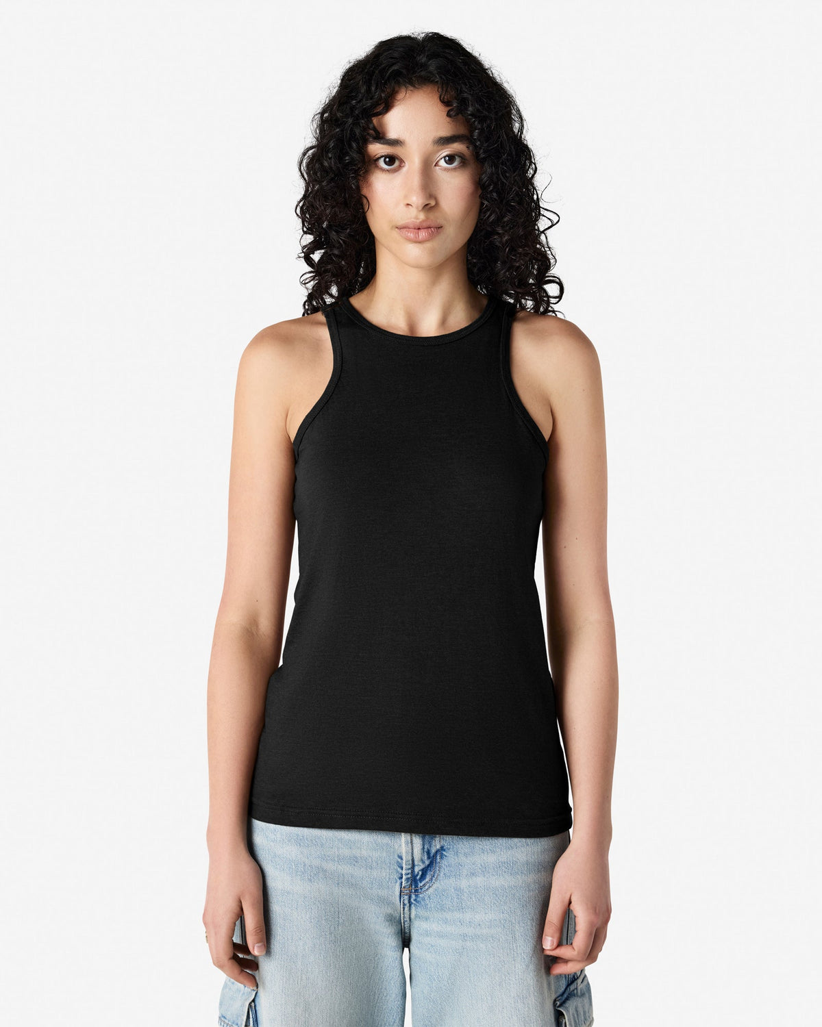 101CVC American Apparel CVC Womens Racerneck Tank