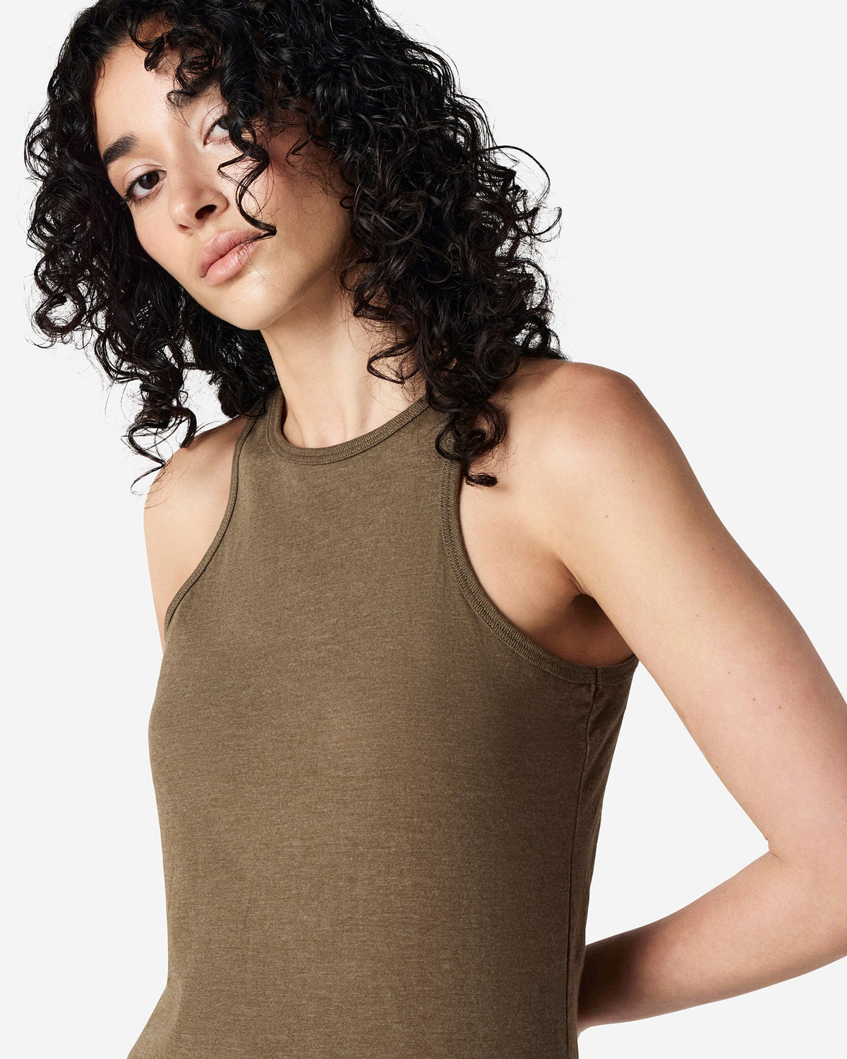 101CVC American Apparel CVC Womens Racerneck Tank