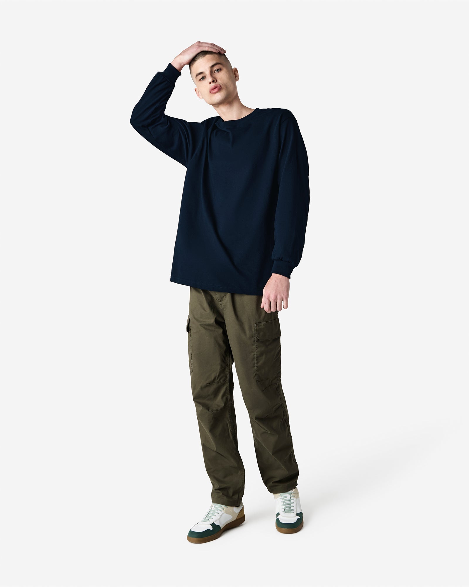 1304 American Apparel Heavyweight Cotton Unisex Long Sleeve T-Shirt