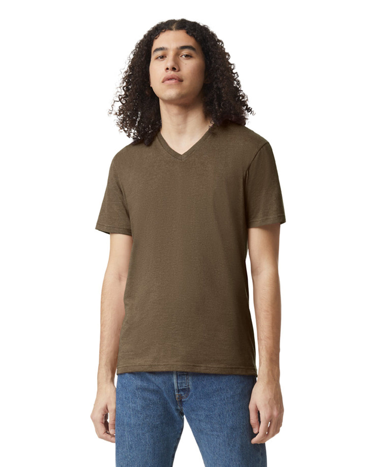 2006CVC American Apparel CVC Unisex V-neck T-shirt