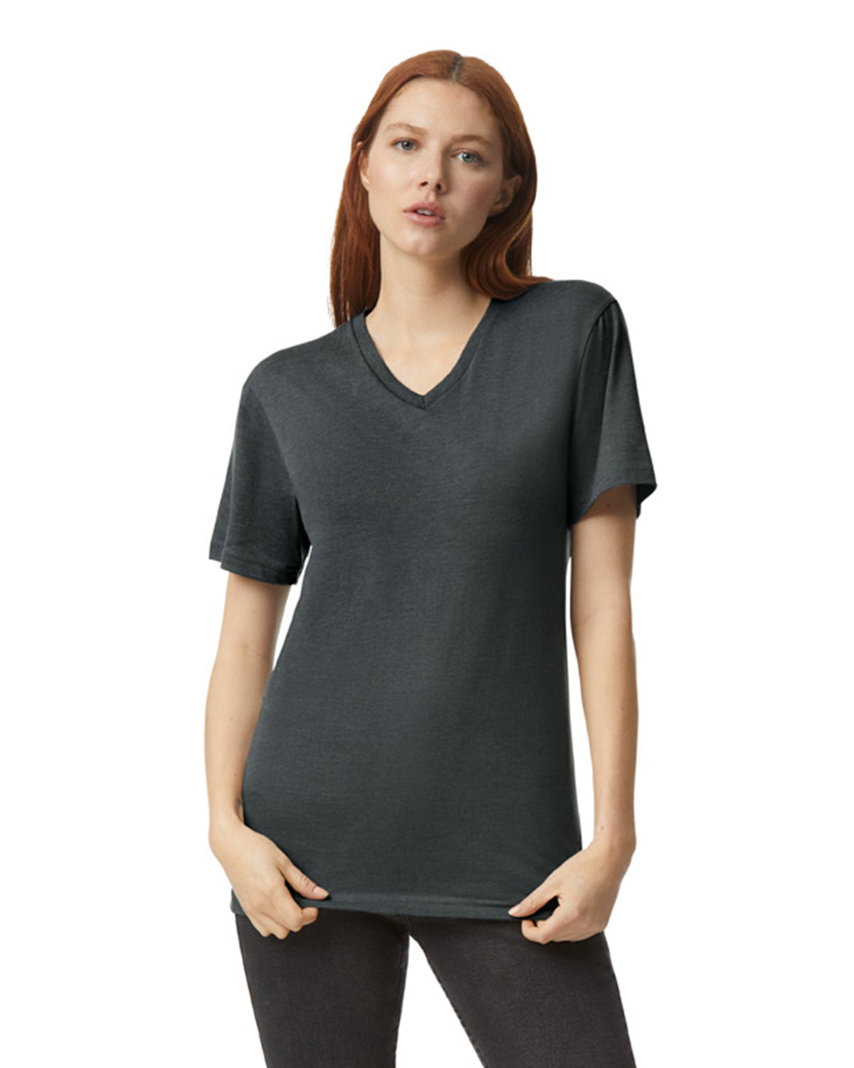 2006CVC American Apparel CVC Unisex V-neck T-shirt