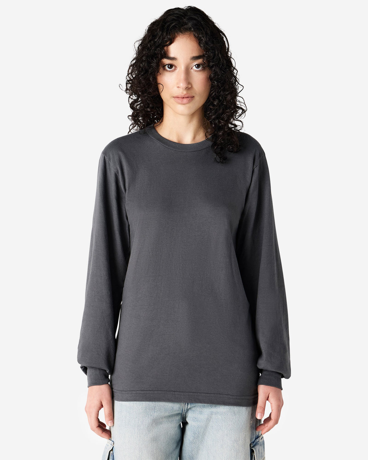 2007 American Apparel Cotton Long Sleeve Fine Jersey T-shirt