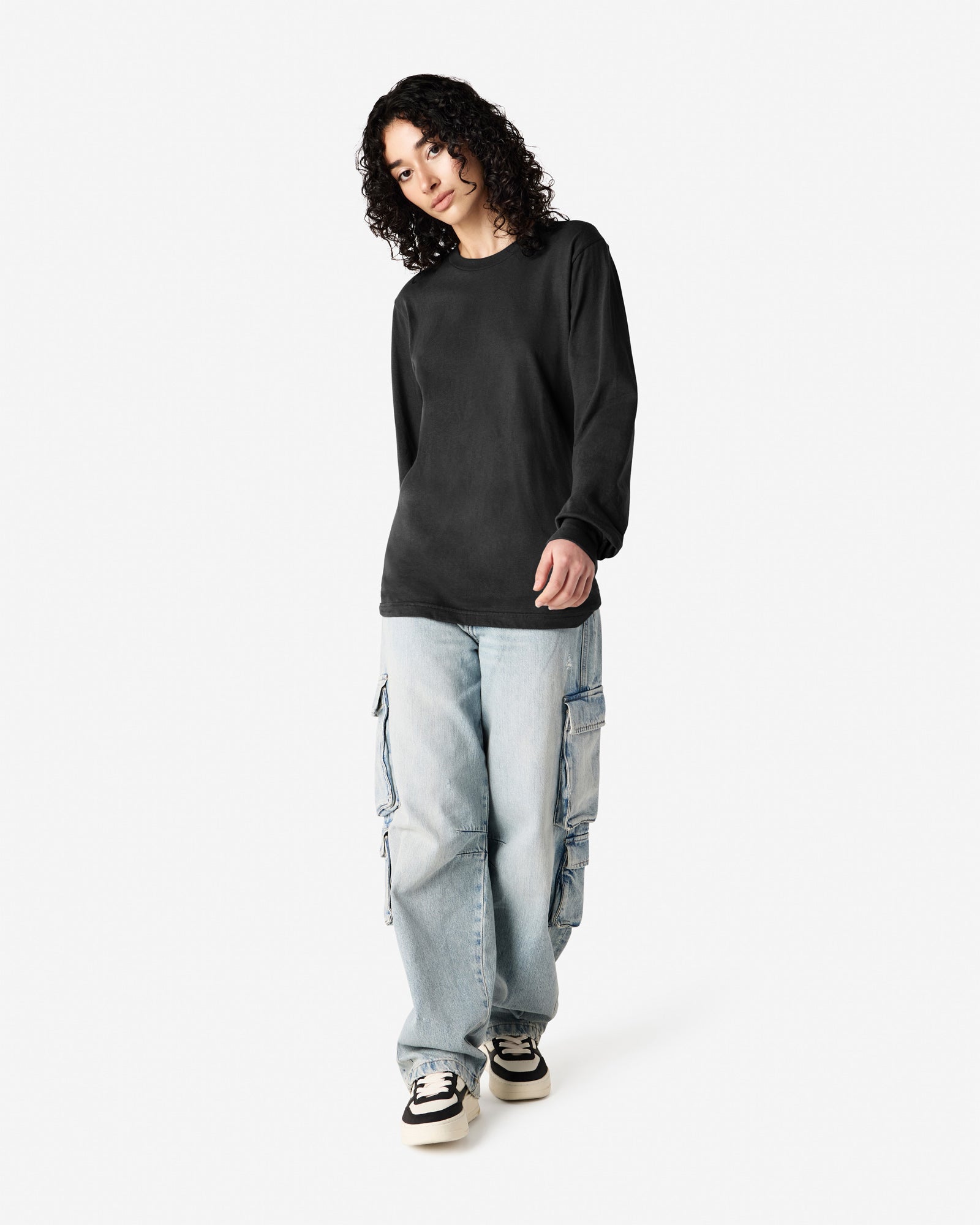 2007 American Apparel Cotton Long Sleeve Fine Jersey T-shirt
