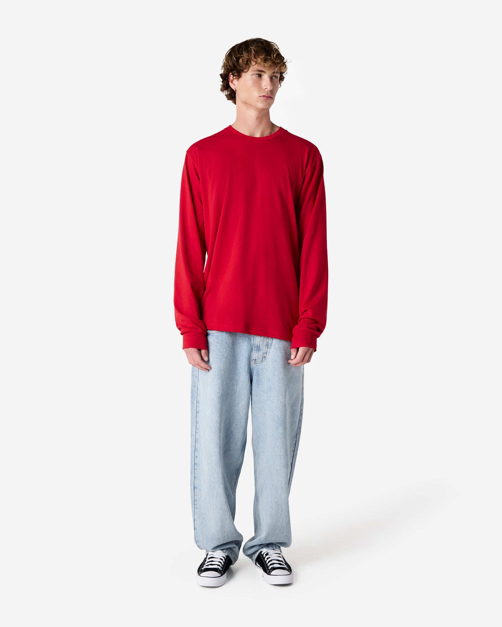 2007 American Apparel Cotton Long Sleeve Fine Jersey T-shirt