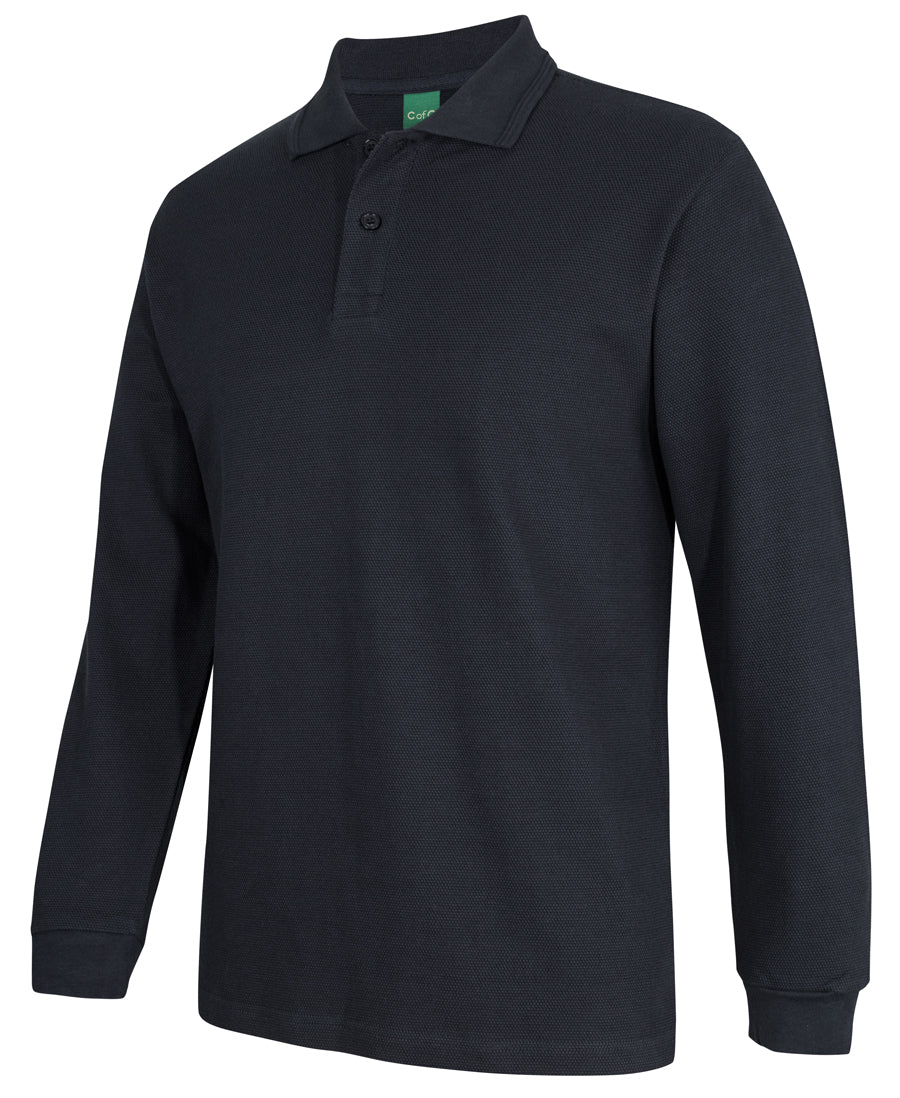 C of C 320g L/S Popcorn Cotton Polo 2PCL