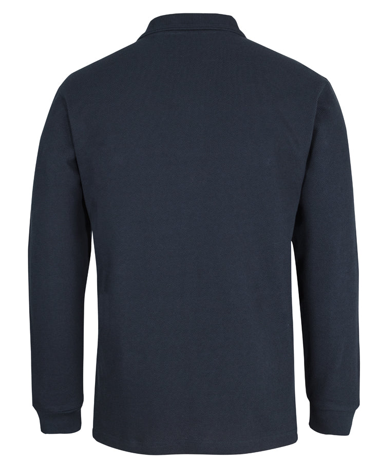 C of C 320g L/S Popcorn Cotton Polo 2PCL
