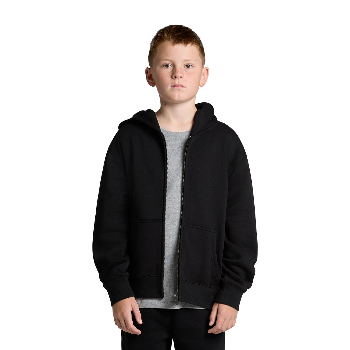 3039 YOUTH RELAX ZIP HOOD
