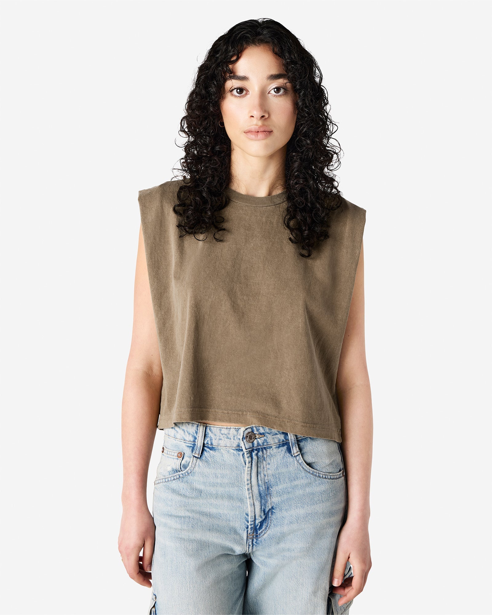 307GD American Apparel Women's Muscle T-shirt
