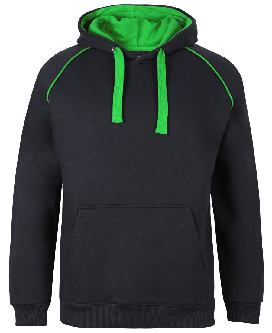 CONTRAST FLEECY HOODIE - ADULTS 3CFH