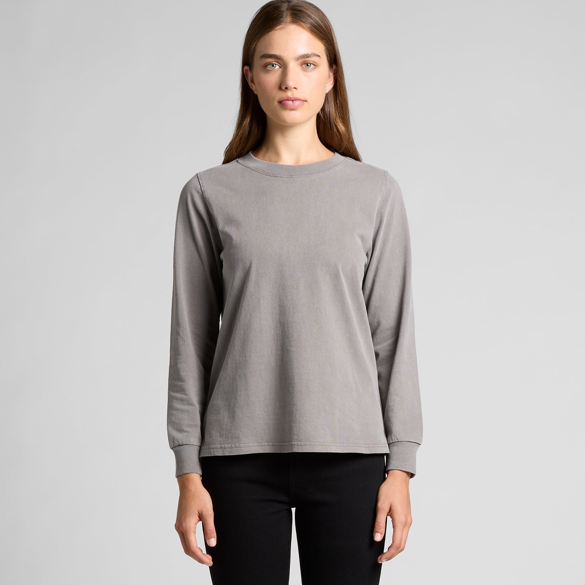 4083 WOS HEAVY FADED LS TEE
