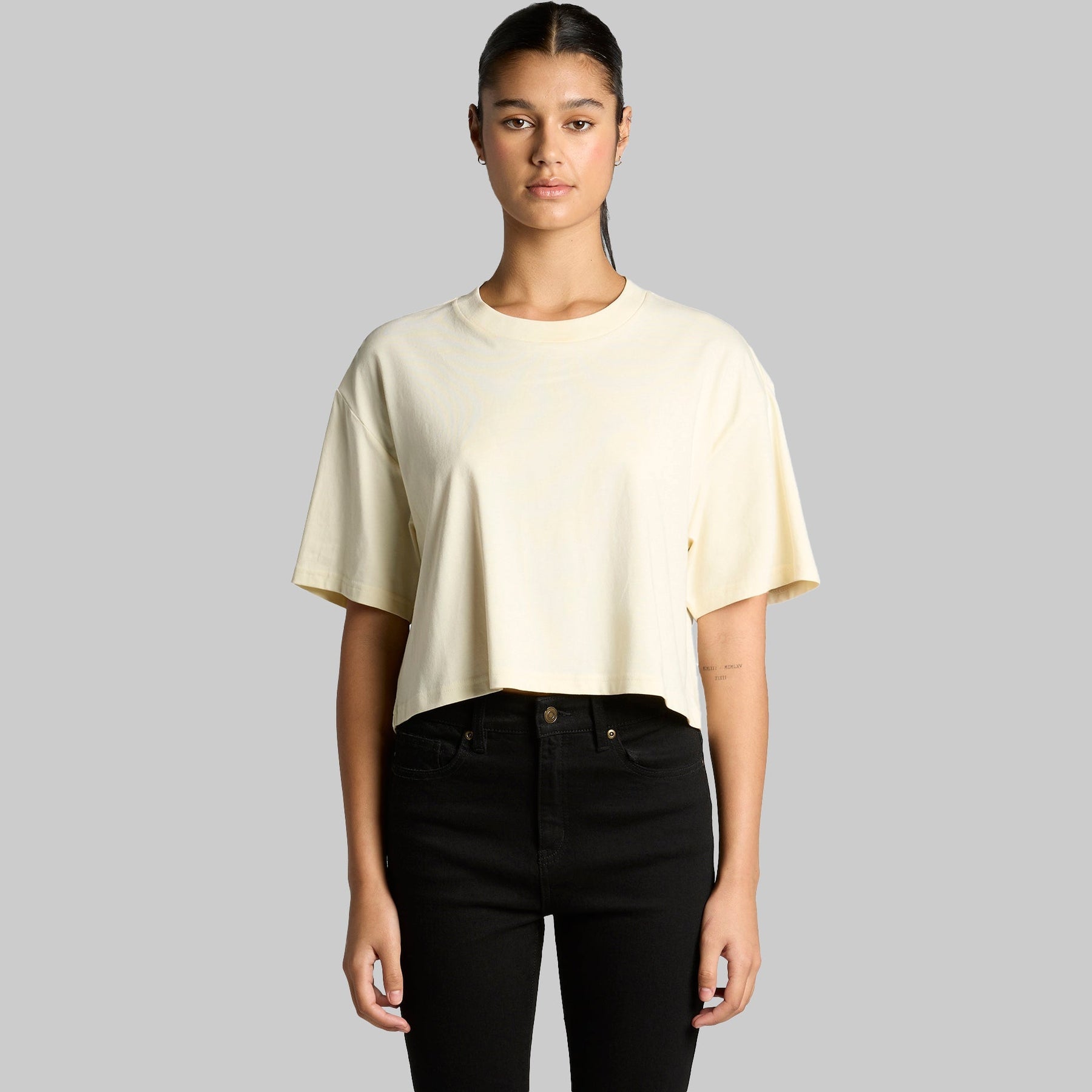 4093 WOS MARTINA CROP TEE
