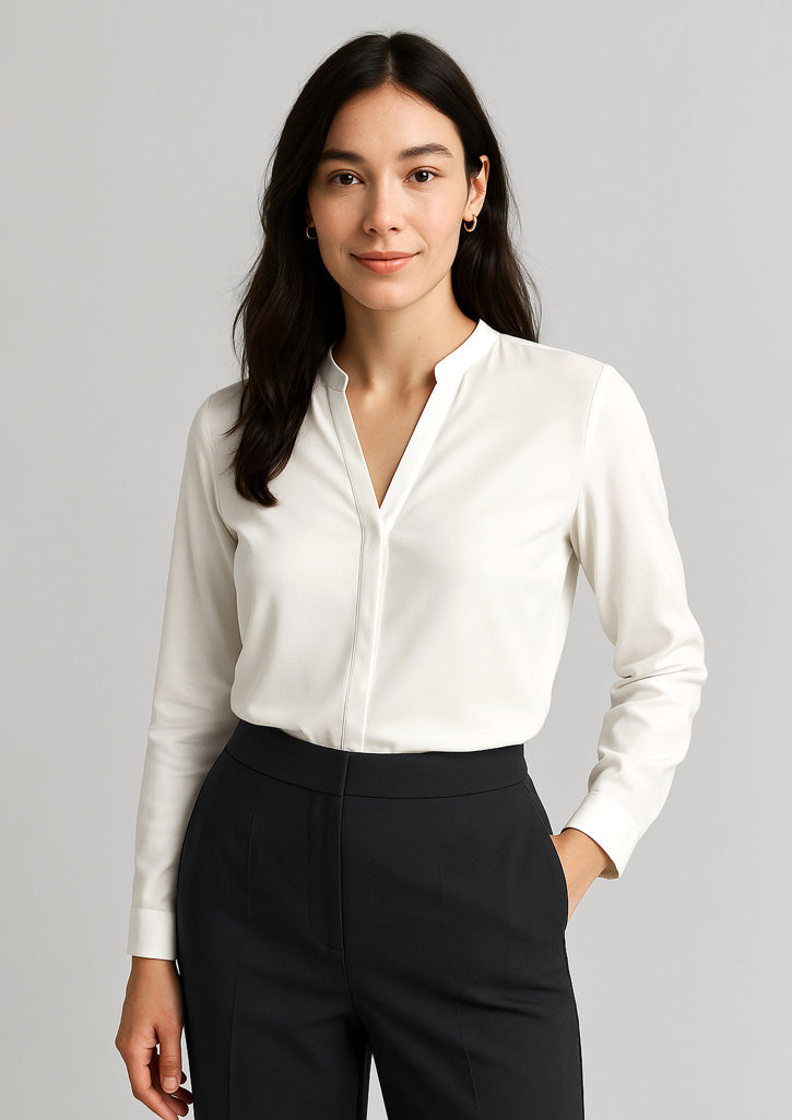 44210 Womens Juliette Long Sleeve Blouse