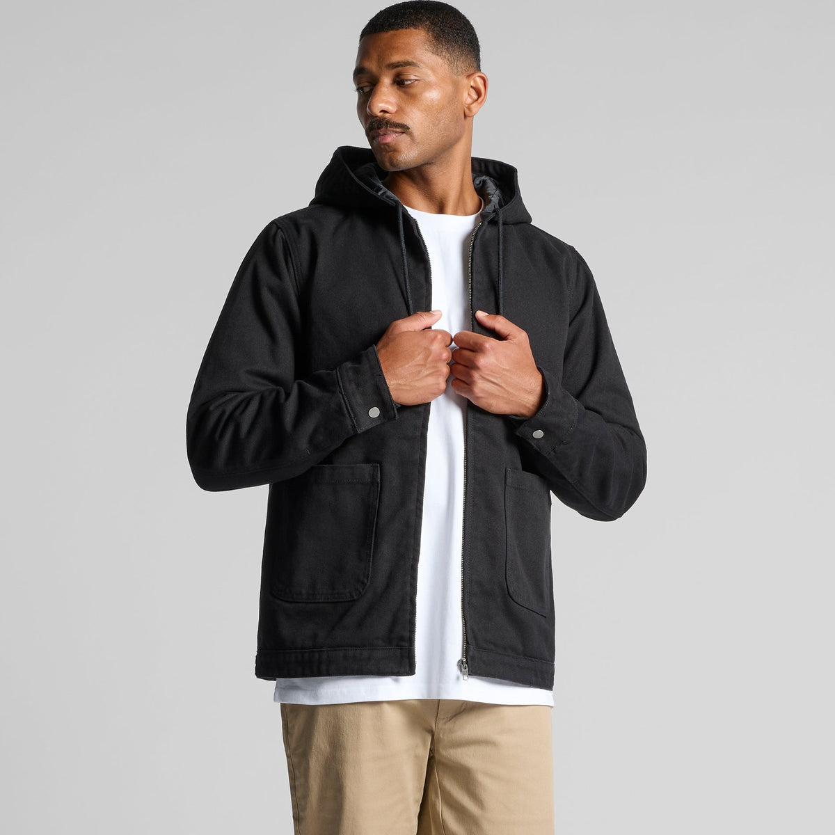 5529 CANVAS HOODED JACKET