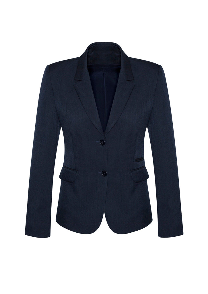 64019 Womens Comfort Wool Stretch 2 Button Mid Length Jacket