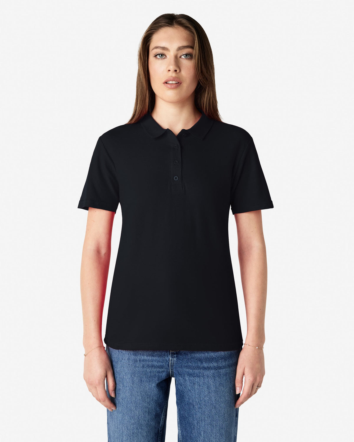 64800L Gildan Softstyle Ladies' Double Pique Polo