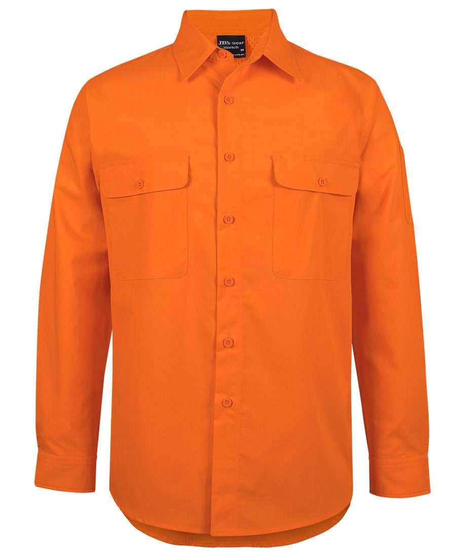 JB's Hi VIs Class F Ripstop L/S Work Shirt 6HRFL