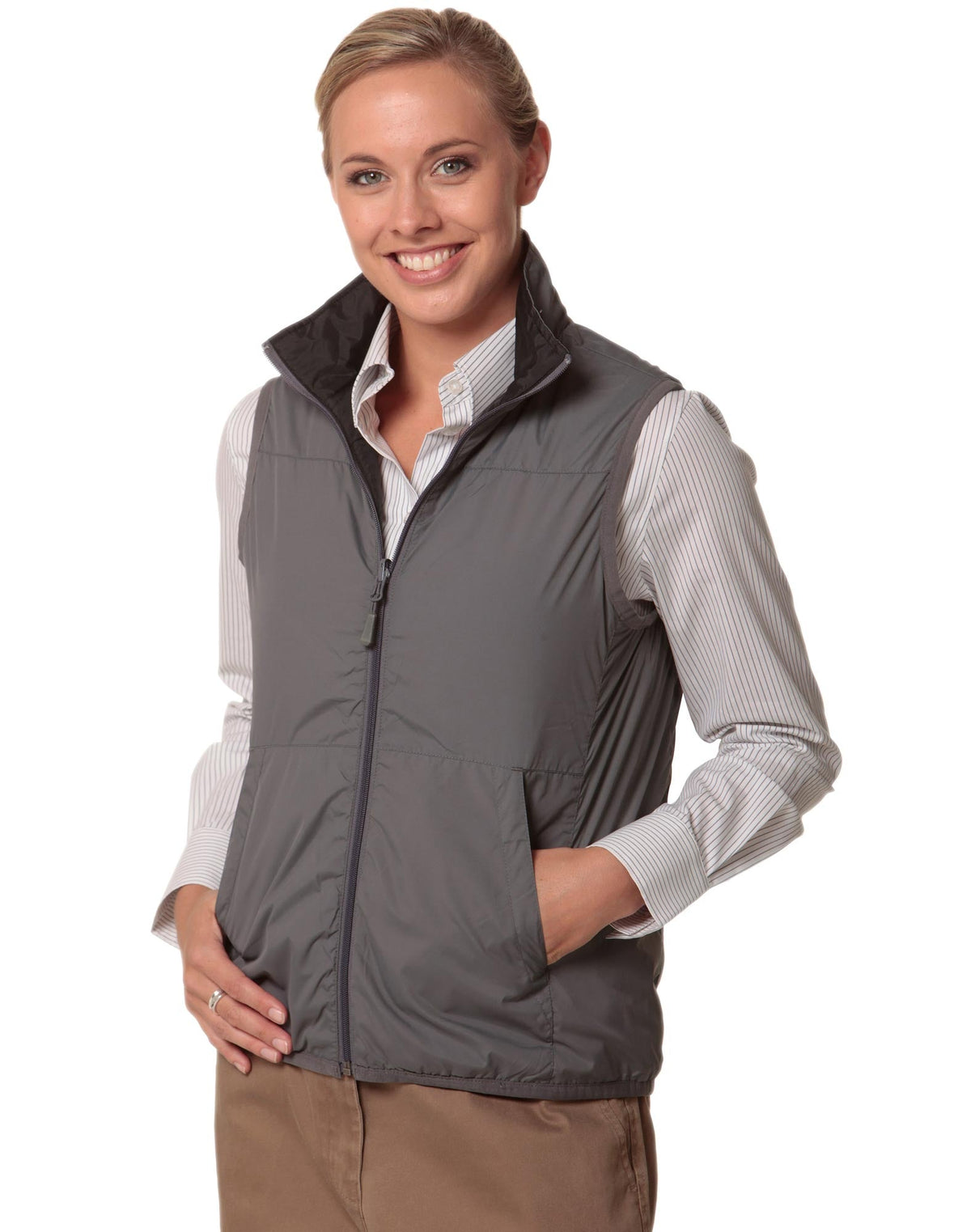 JK38 Versatile Reversible Vest - Ladies
