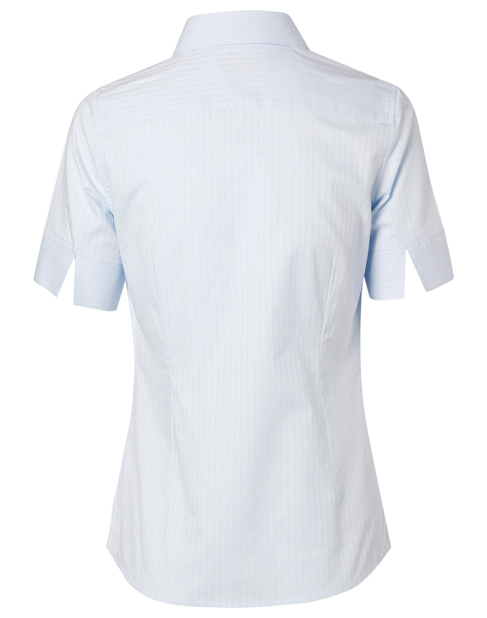 Benchmark M8100S Women's Self Stripe Short Sleeve Shirt