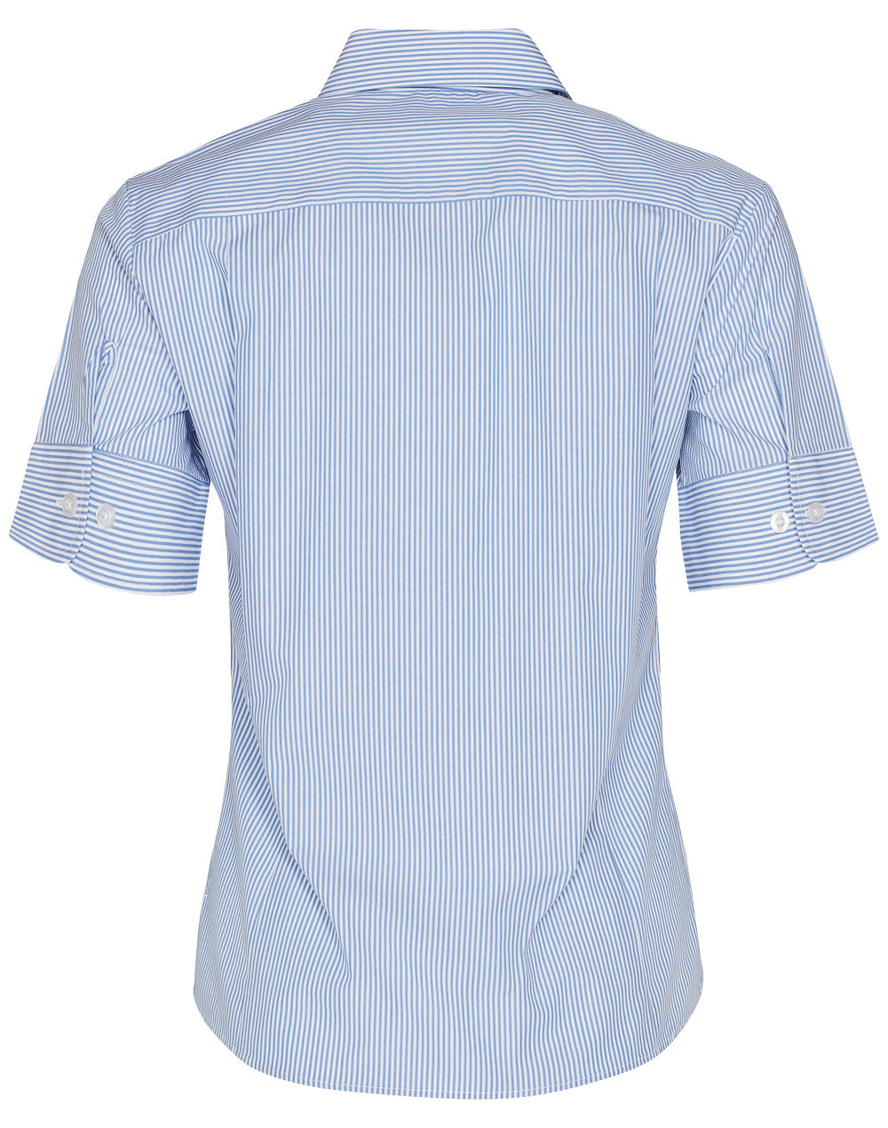 Benchmark M8234 Women's Balance Stripe Short Sleeve Shirt
