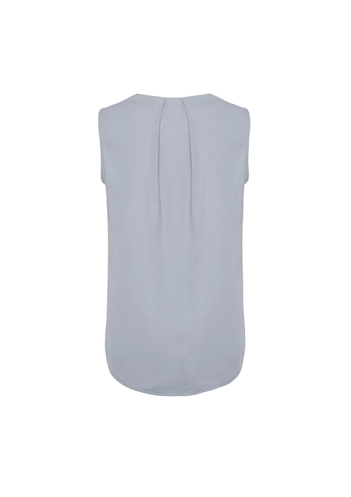 RB973LN Womens Estelle Sleeveless Pleat Detail Blouse