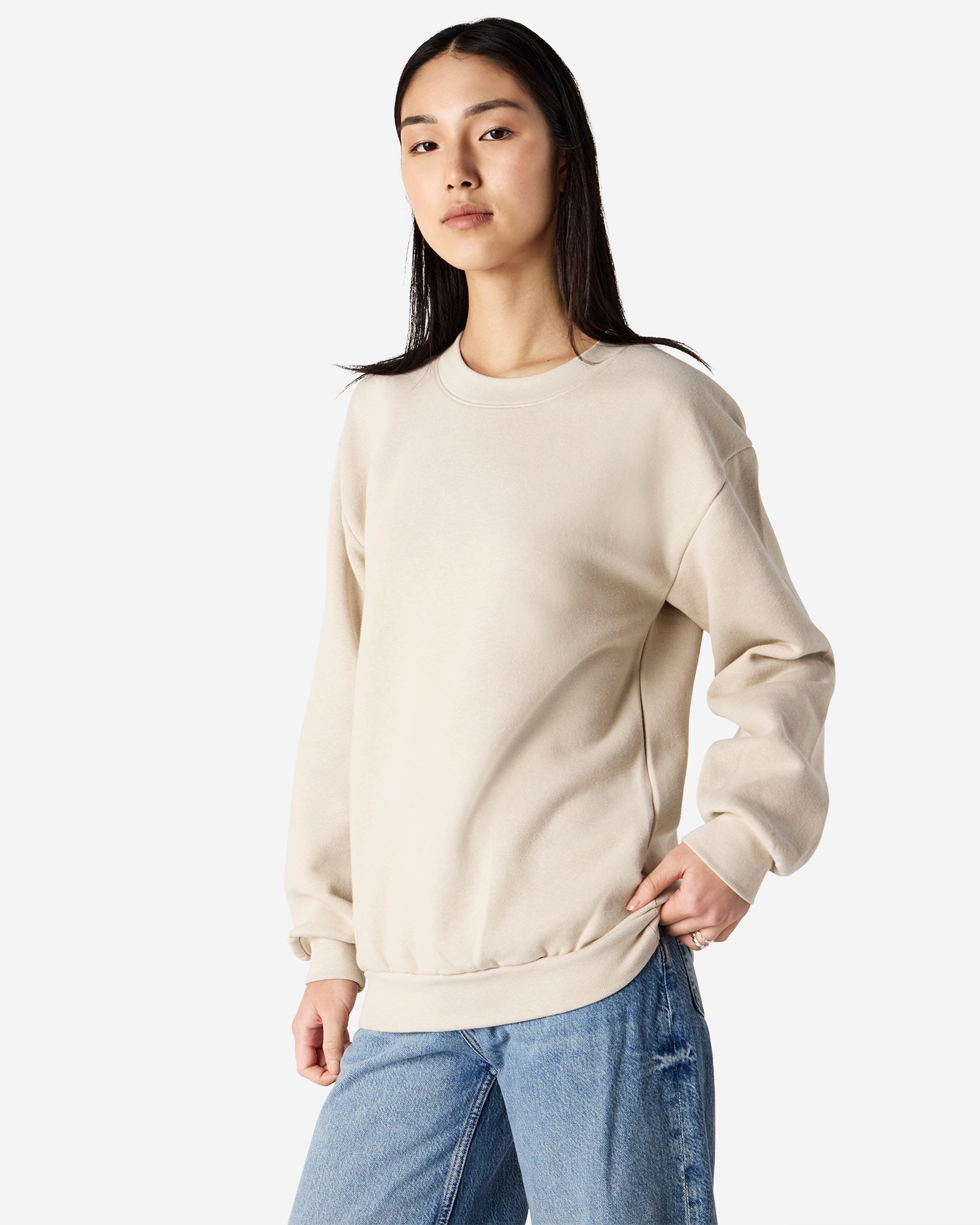 RF496 American Apparel Reflex Fleece Unisex Crewneck Sweatshirt
