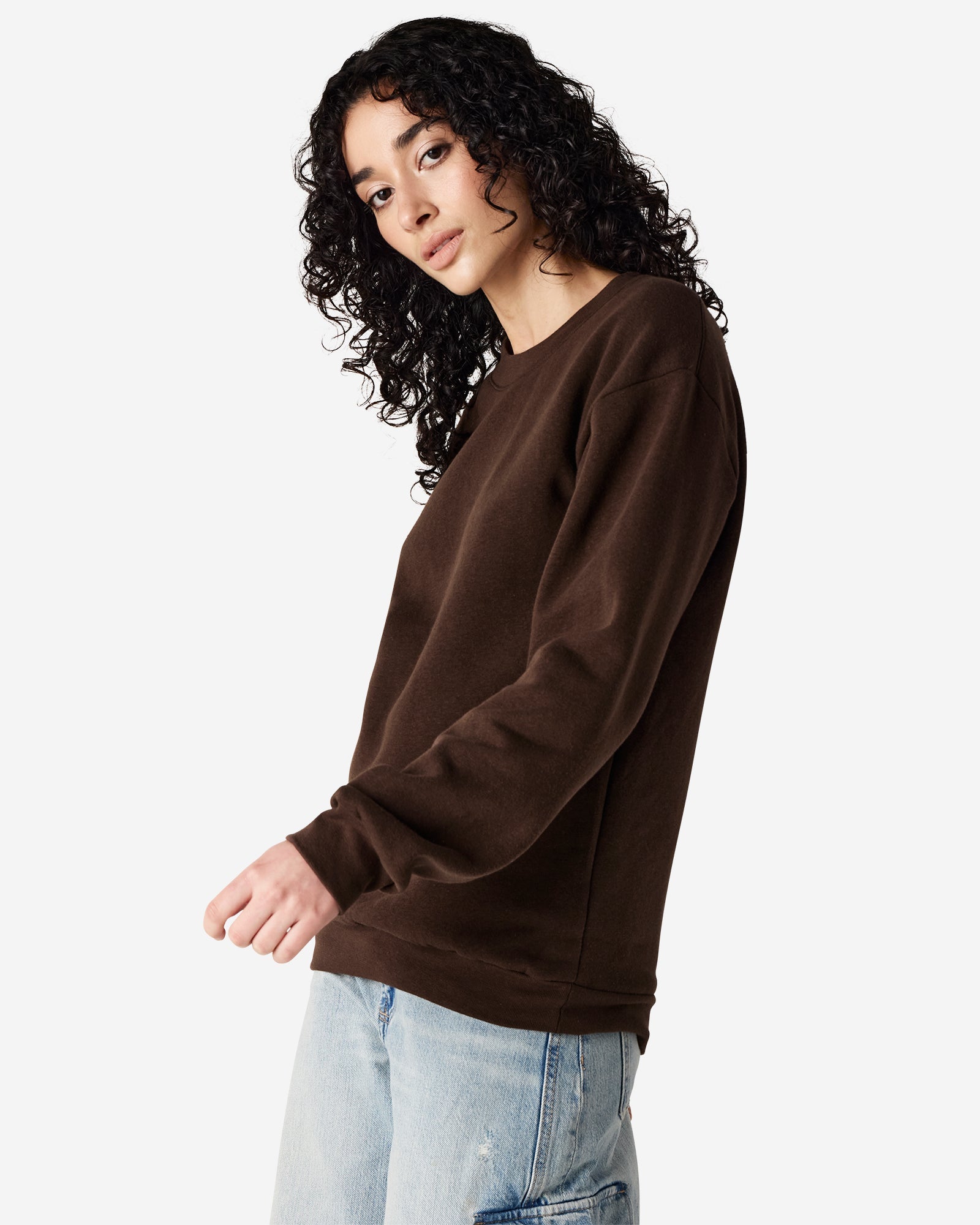RF496 American Apparel Reflex Fleece Unisex Crewneck Sweatshirt