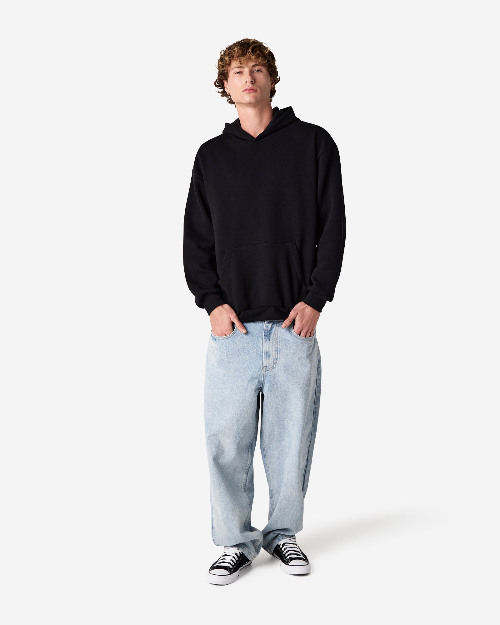 RF498 American Apparel Reflex Fleece Unisex Hooded Sweatshirt