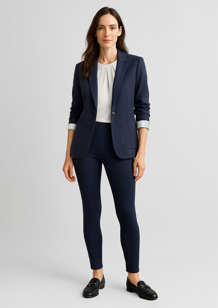 RGP303L Womens Scuba Ponte High-rise Pull-on Corporate Legging