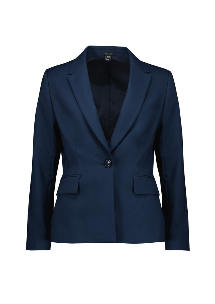 RJ401L Womens Renew Single Button Mid Length Jacket