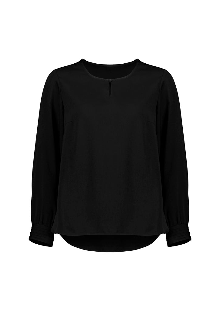 RU569LL Womens Evelyn Long Sleeve Blouse