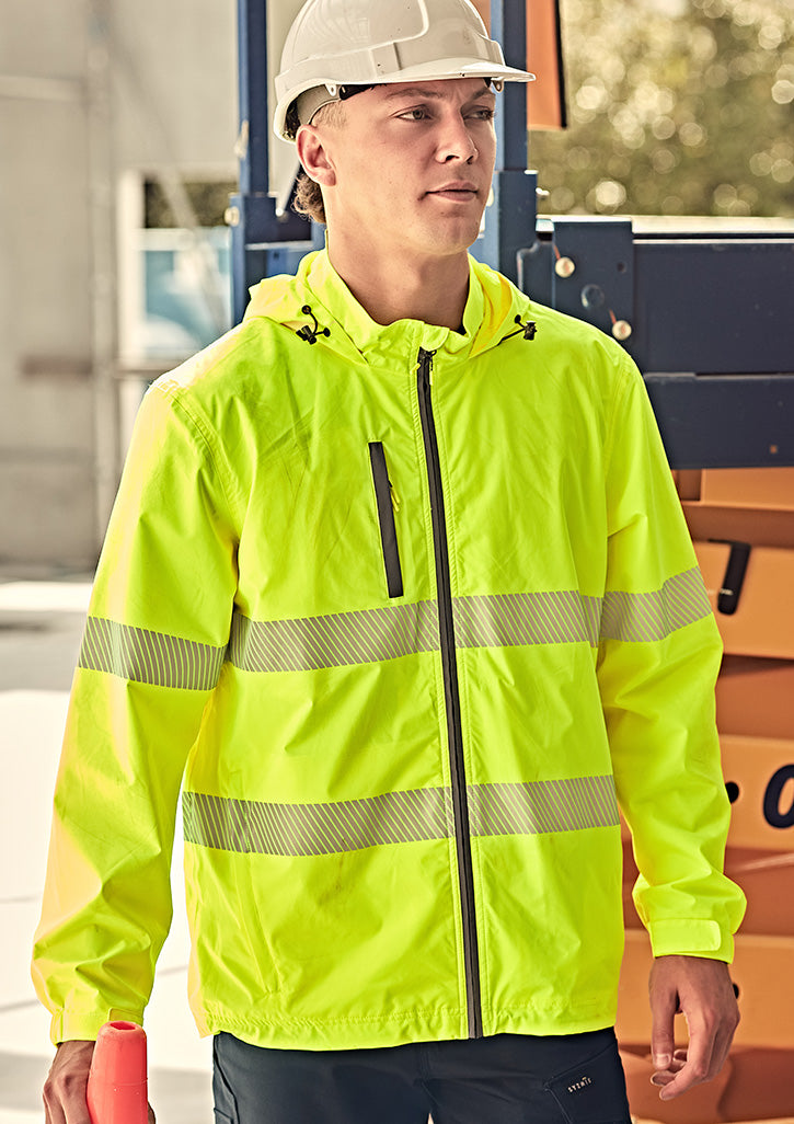 Unisex Super Light Segmented Tape Packable Rain Jacket ZJ560