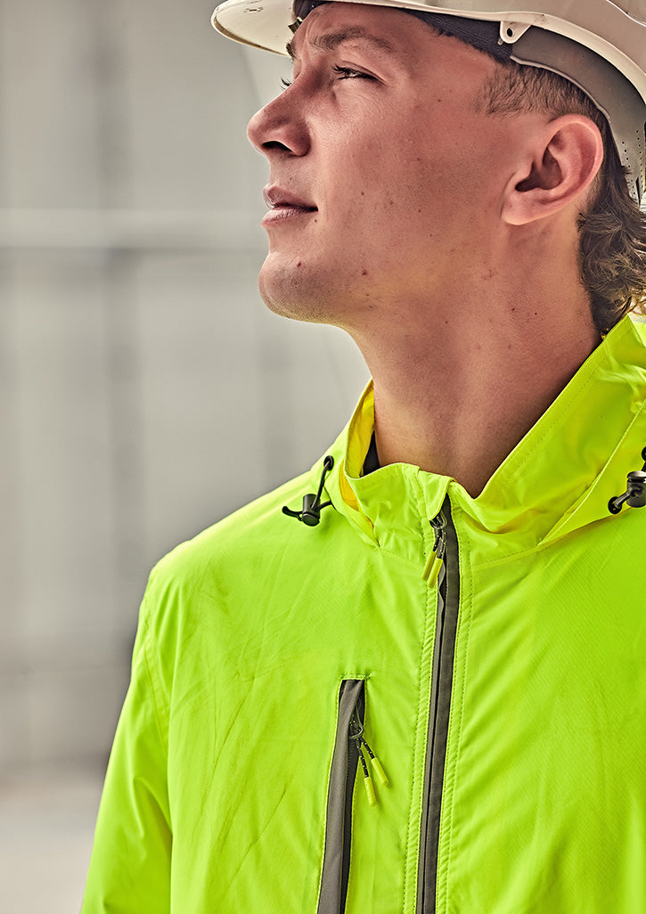 Unisex Super Light Segmented Tape Packable Rain Jacket ZJ560