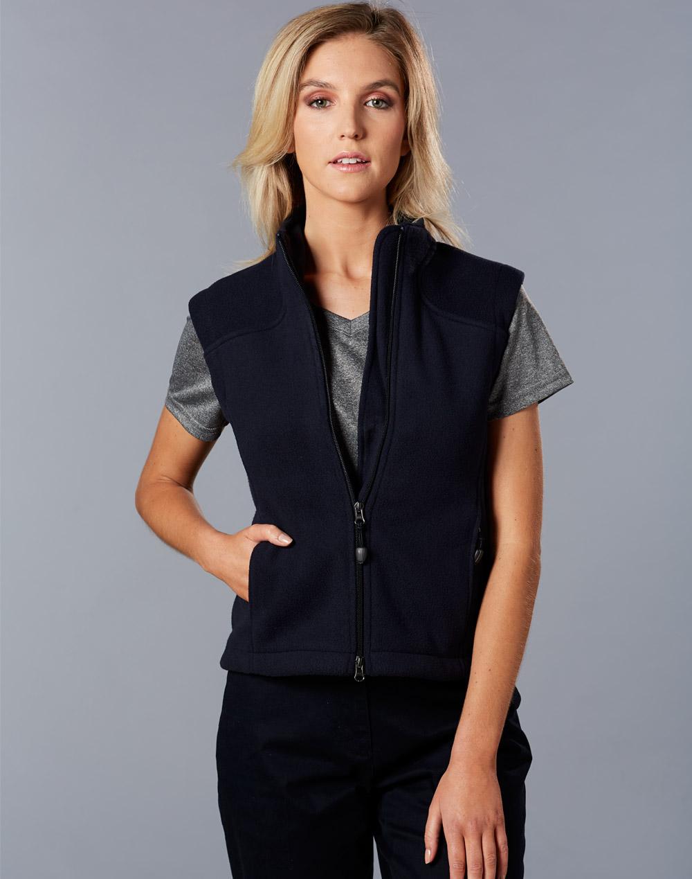 PF10 Diamond Fleece Vest - Ladies