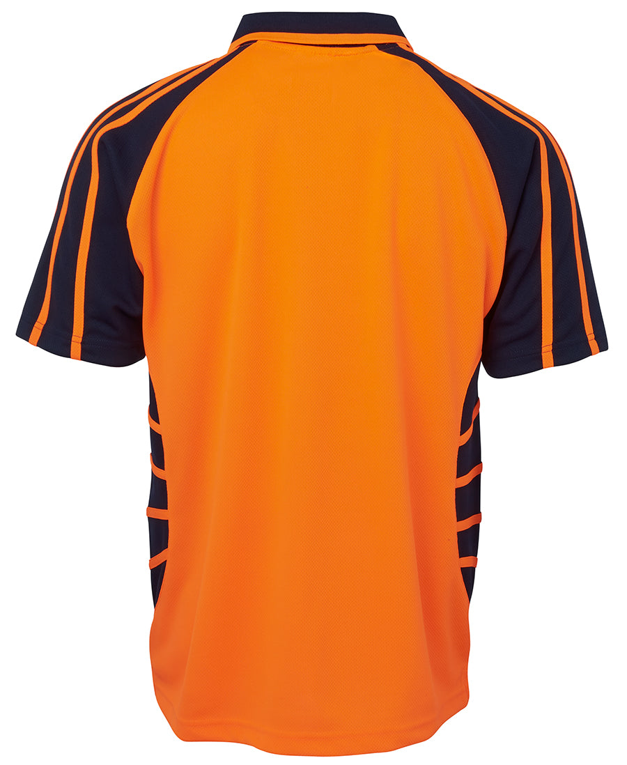 JB's Wear Hi Vis S/S Spider Polo 6HSP