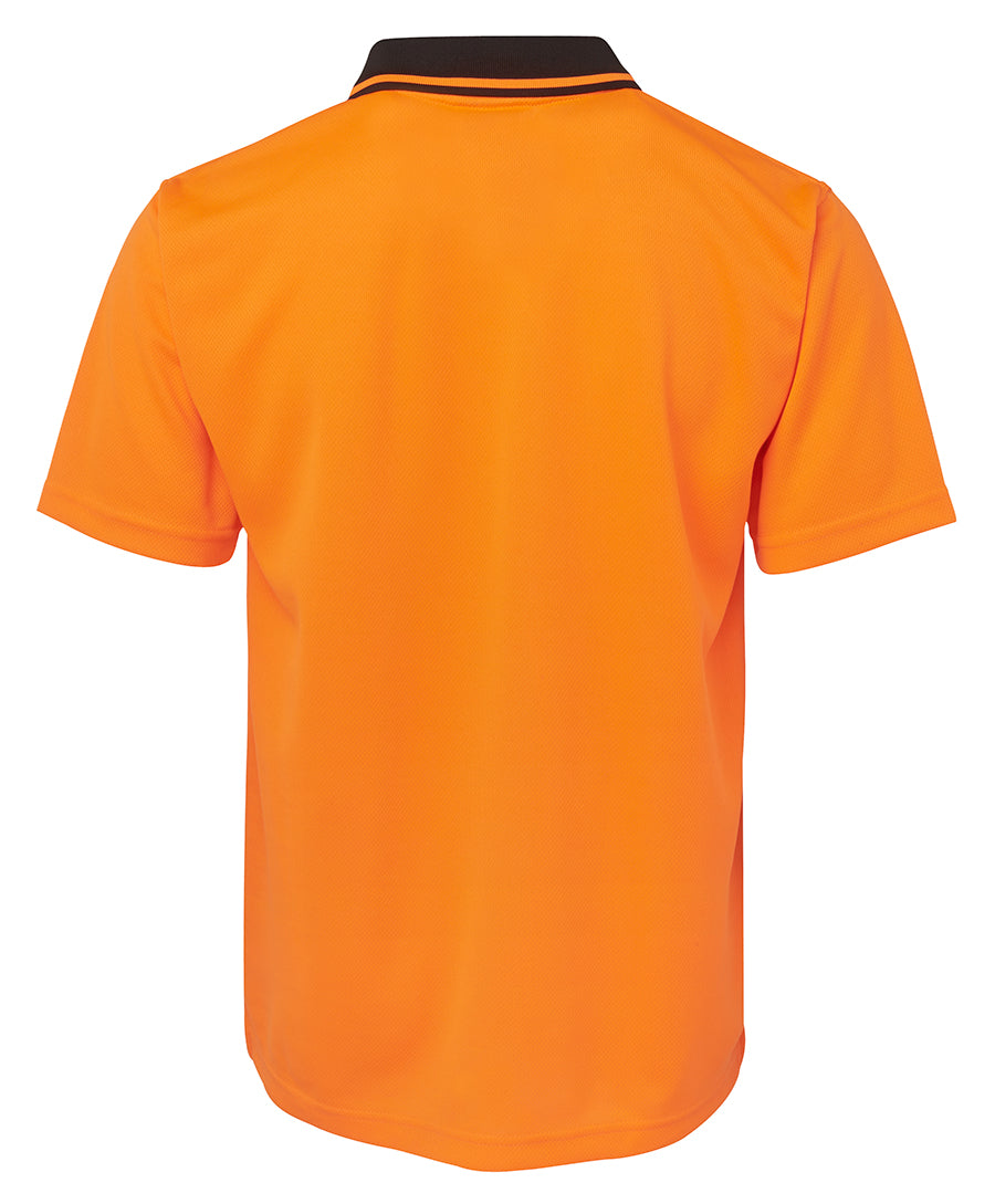 Adults Hi Vis Non Cuff Traditional Polo 6HVNC