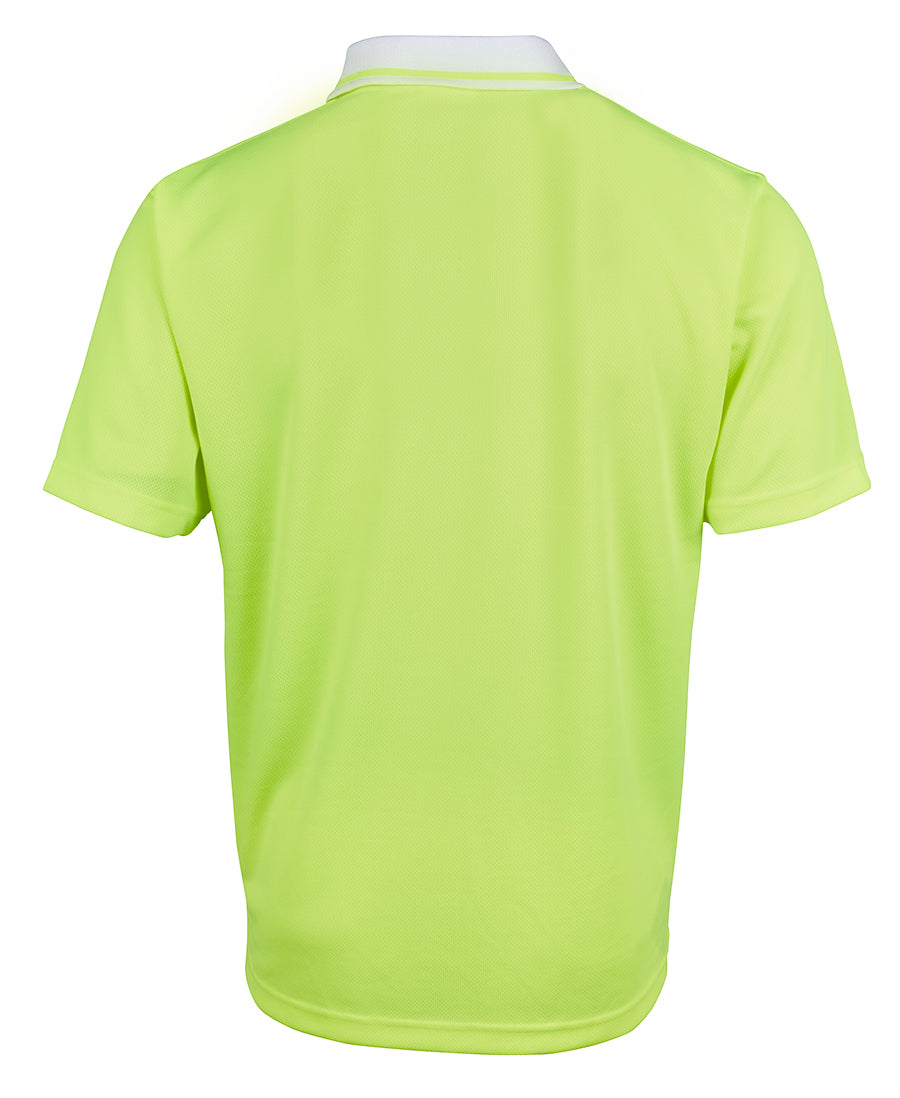 Adults Hi Vis Non Cuff Traditional Polo 6HVNC