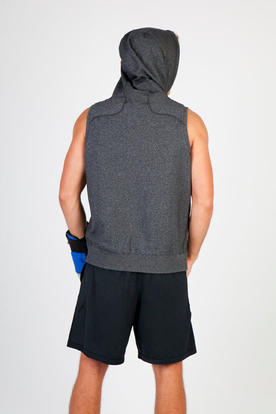 Men's Heather SLEEVELESS Hoodie
