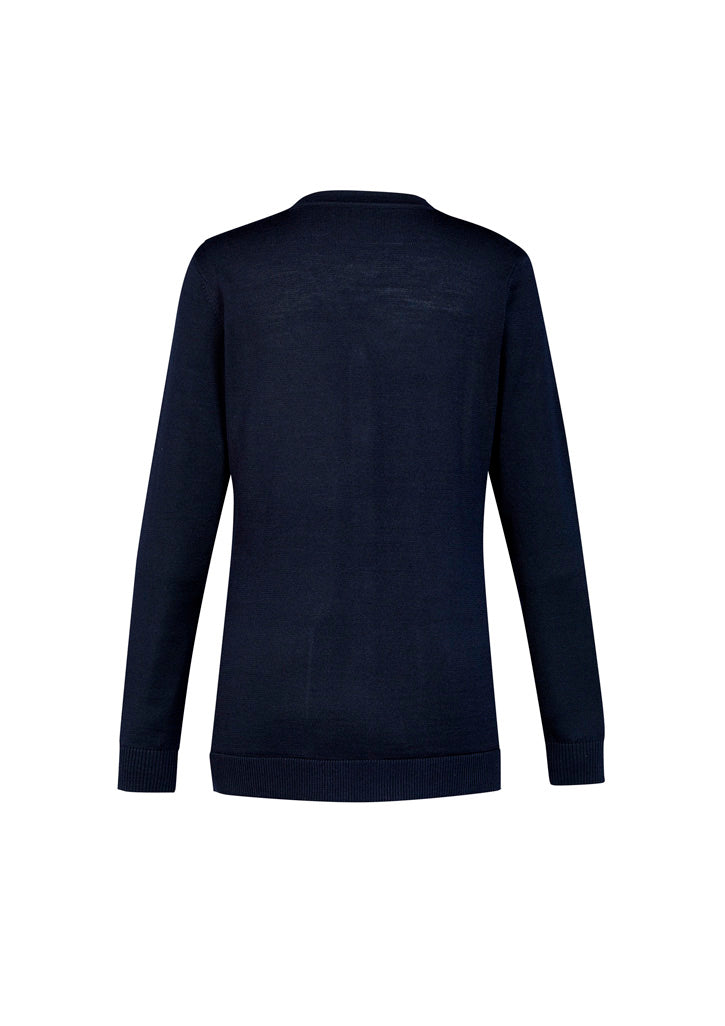 BIZ CARE WOMENS BUTTON FRONT CARDIGAN CK045LC