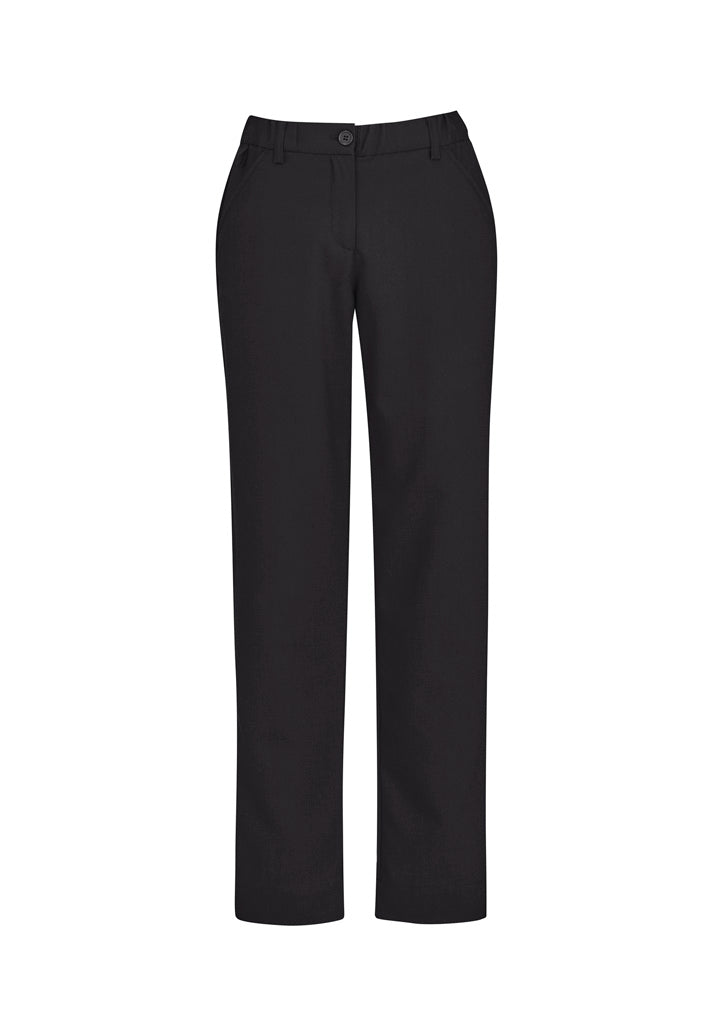 BIZ CARE WOMENS COMFORT WAIST STRAIGHT LEG PANT CL955LL