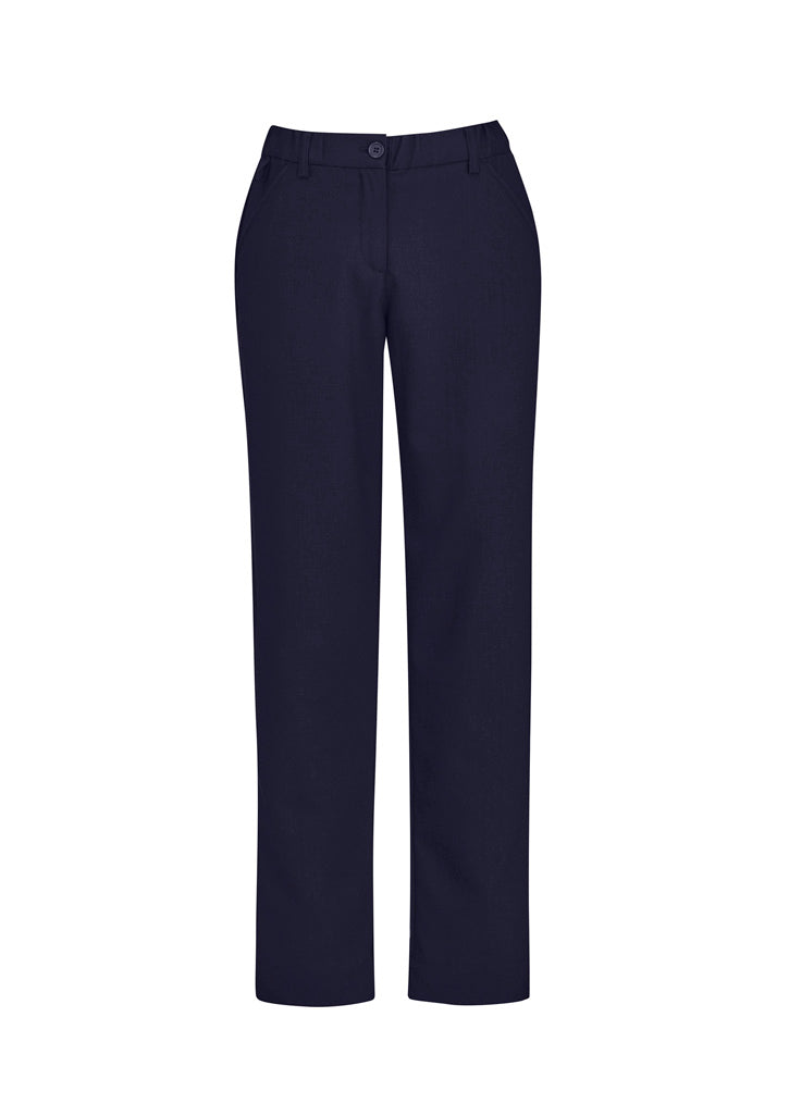 BIZ CARE WOMENS COMFORT WAIST STRAIGHT LEG PANT CL955LL