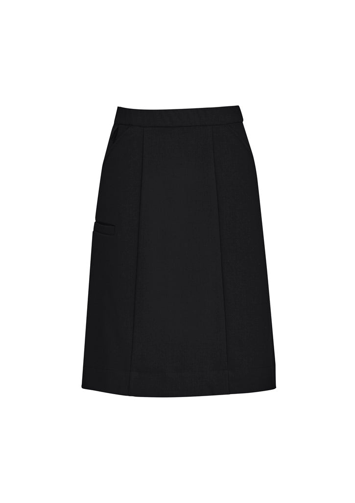 BIZ CARE WOMENS COMFORT WAIST CARGO SKIRT CL956LS