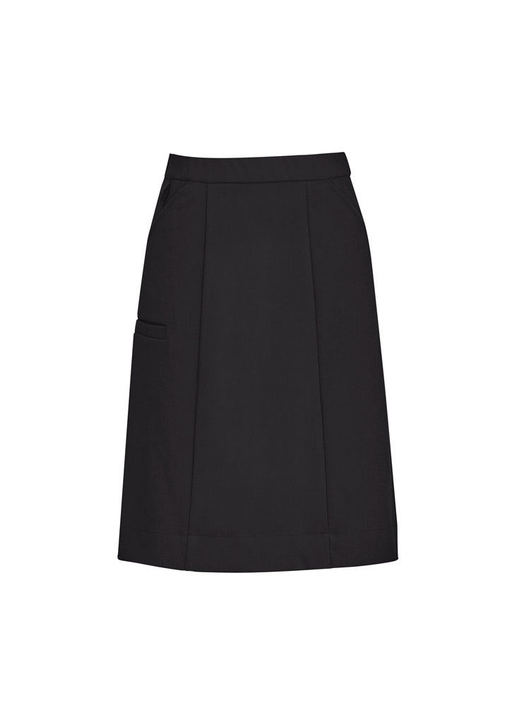 BIZ CARE WOMENS COMFORT WAIST CARGO SKIRT CL956LS