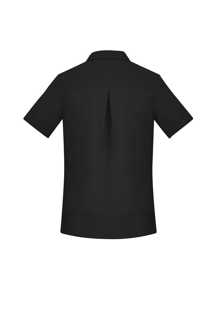 BIZ CARE WOMENS FLORENCE SHORT SLEEVE SHIRT CS947LS
