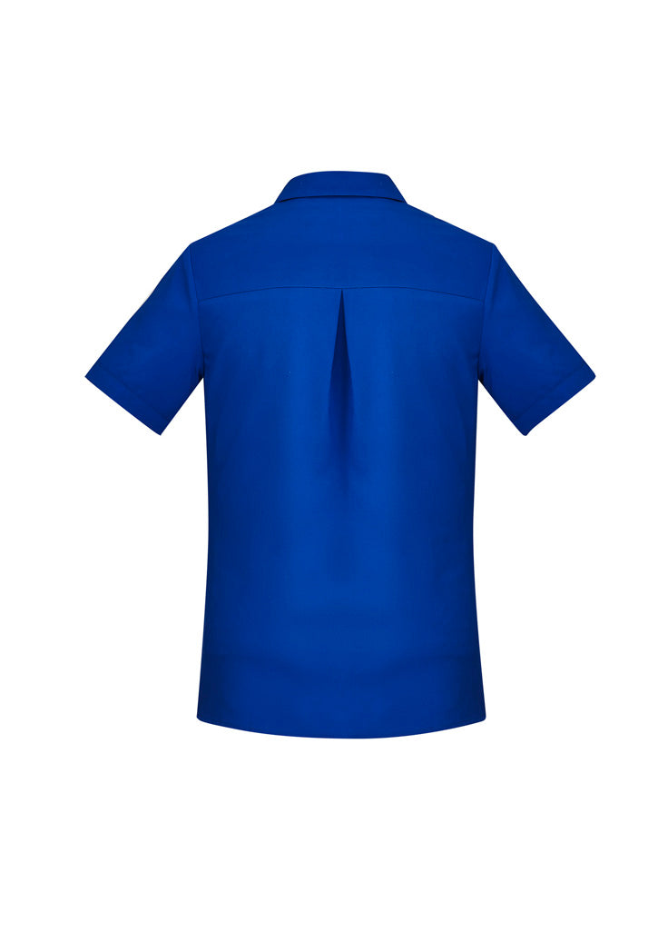BIZ CARE WOMENS FLORENCE SHORT SLEEVE SHIRT CS947LS