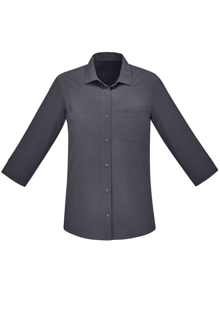 BIZ CARE WOMENS FLORENCE 3/4 SLEEVE SHIRT CS951LT