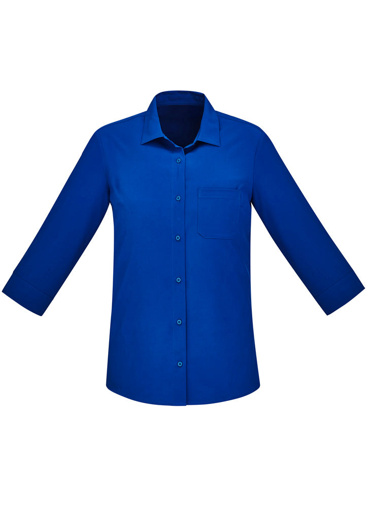 BIZ CARE WOMENS FLORENCE 3/4 SLEEVE SHIRT CS951LT
