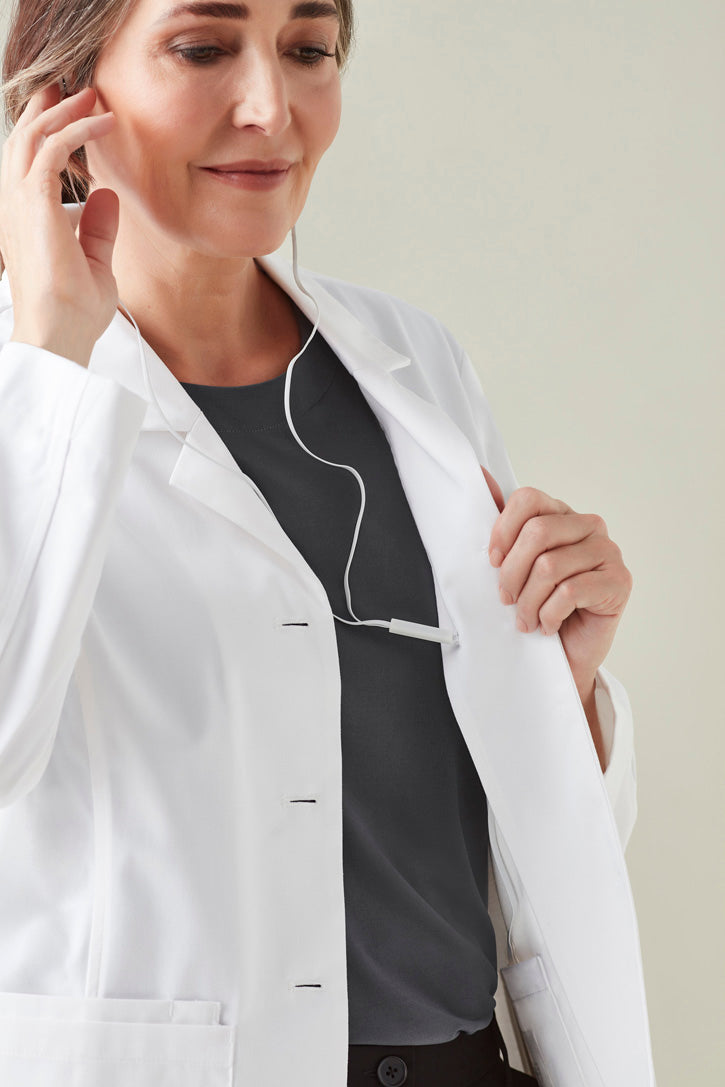 Biz Care Womens Hope Cropped Lab Coat CC144LC