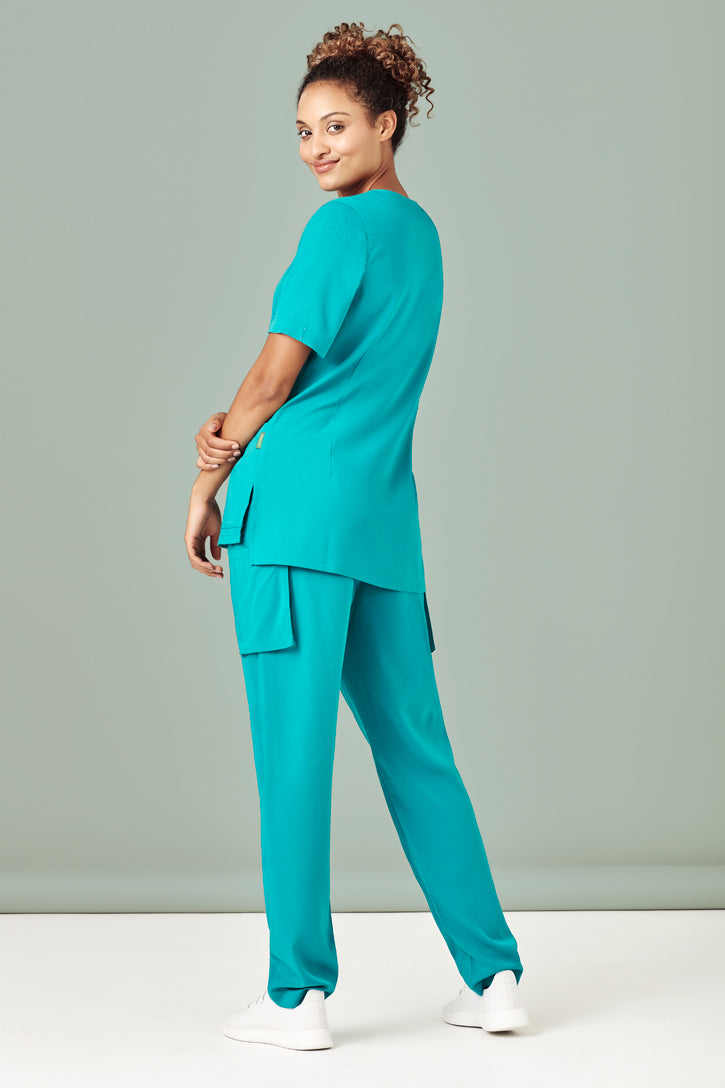 Biz Care Womens Avery Multi-Pockets Slim Leg Pant CSP943LL