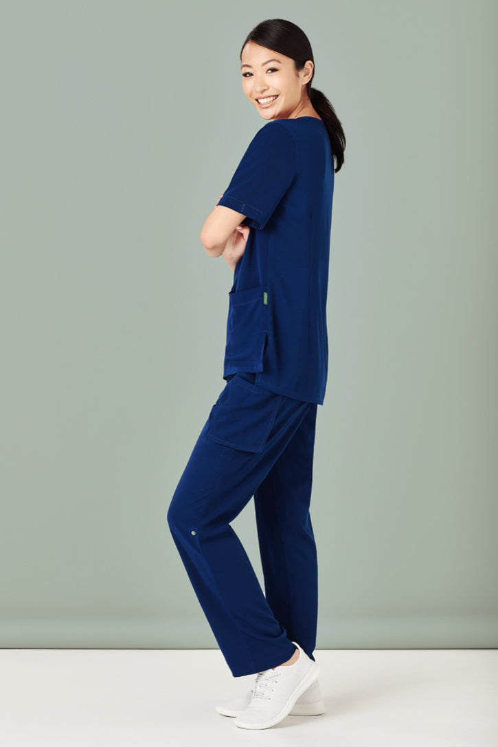 Biz Care Women's Avery Multi-Pocket Straight Leg Pant CSP944LL