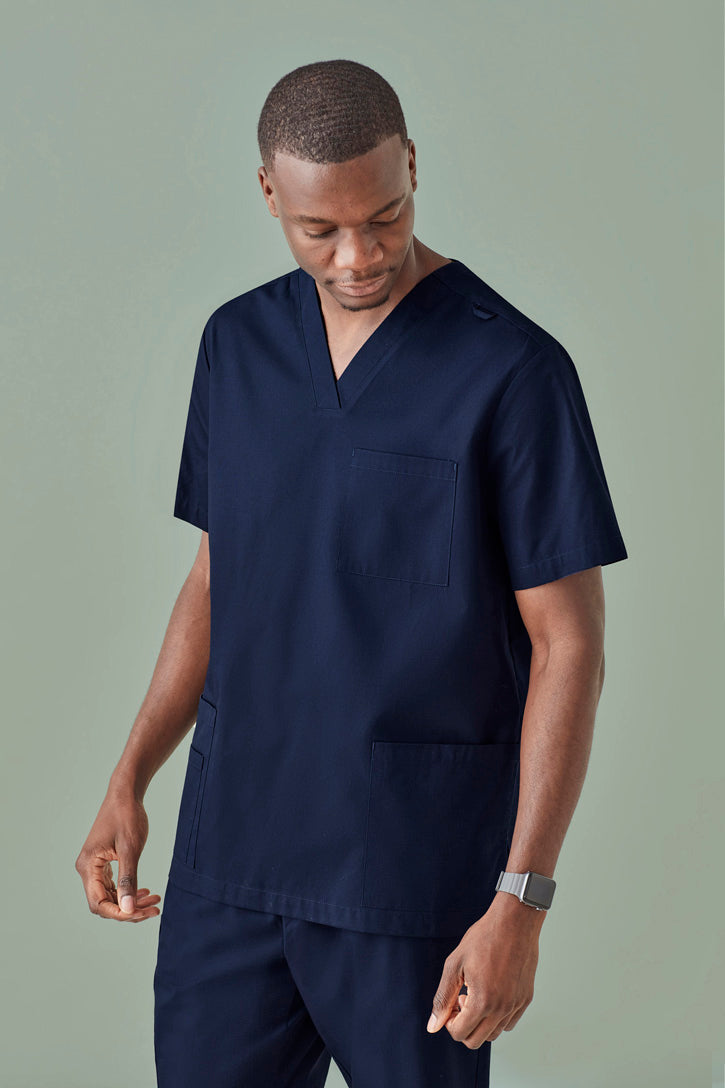 Biz Care MENS TOKYO V-NECK SCRUB TOP CST141MS